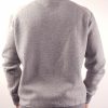 menswear luxury sweat jumper grey melange