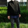menswear luxury sweat jumper black