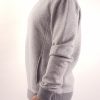 contemporary menswear luxury sweat jumper grey melange