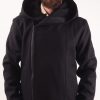 Black organic wool Loden jacket| Sustainable menswear