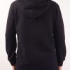 contemporary menswear luxury seat hoodie black