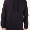 contemporary menswear luxury seat hoodie black