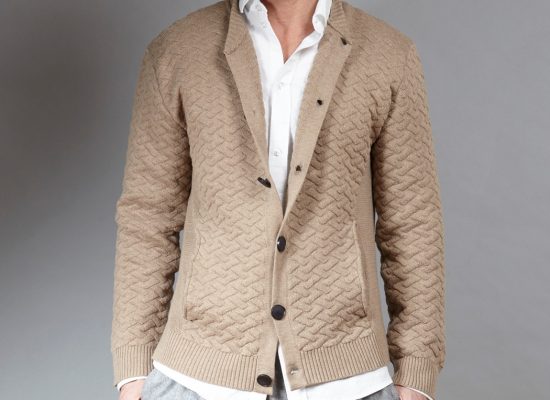 Menswear cashmere blend vest