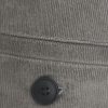contemporary menswear corduroy tapered chino dark grey