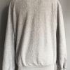 Grey organic cotton teddy jumper | Sustainable menswear
