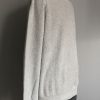 Grey organic cotton teddy jumper | Sustainable menswear