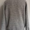 Grey organic wool fleece cardigan| Sustainable menswear