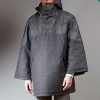 Grey Camo wool men's cape | Sustainable menswear