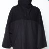 Black colorblock Wool men's cape | Sustainable menswear