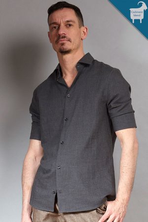 Antra Cashmere-blend shirt | Sustainable menswear