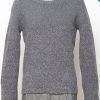 Grey cashmere-blend jumper | sustainable menswear