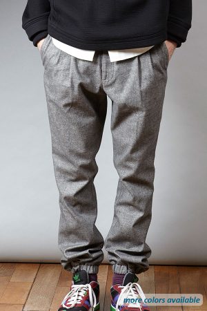 Grey woven jogger pant | Sustainable menswear