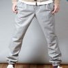 Grey Super 100's wool Jogger pant | Sustainable menswear