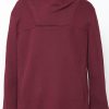 Bordeaux luxurious hoodie with front flap