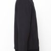 Black luxurious sweat cardigan w. pockets | Sustainable menswear
